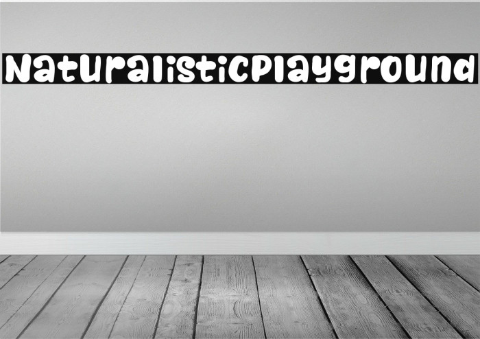 NaturalisticPlayground Font examples
