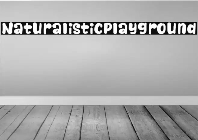 NaturalisticPlayground Font examples