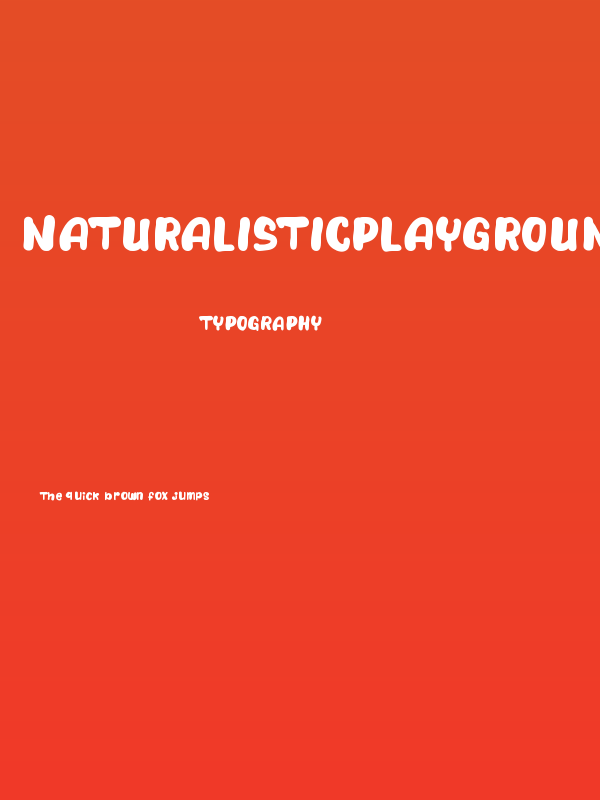 NaturalisticPlayground Poster