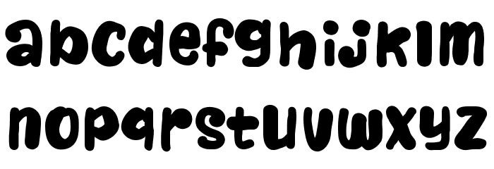 NaturalisticPlayground Font LOWERCASE