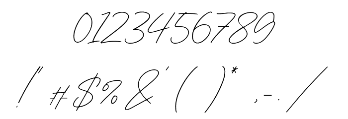 Naturaliya Font OTHER CHARS