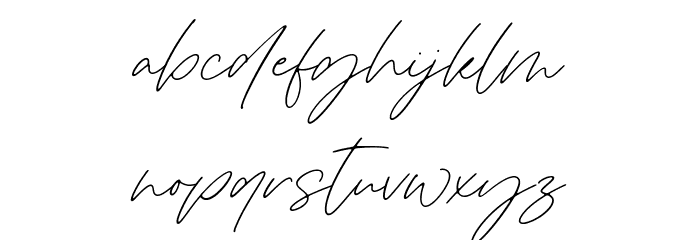 Naturaliya Font LOWERCASE
