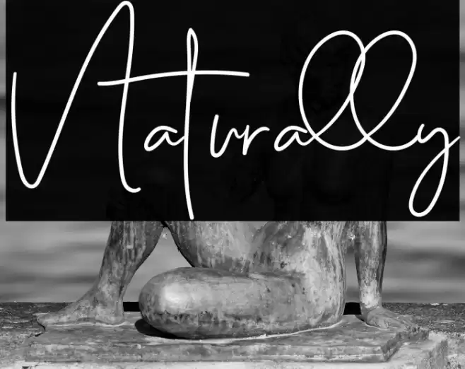 Naturally Font examples