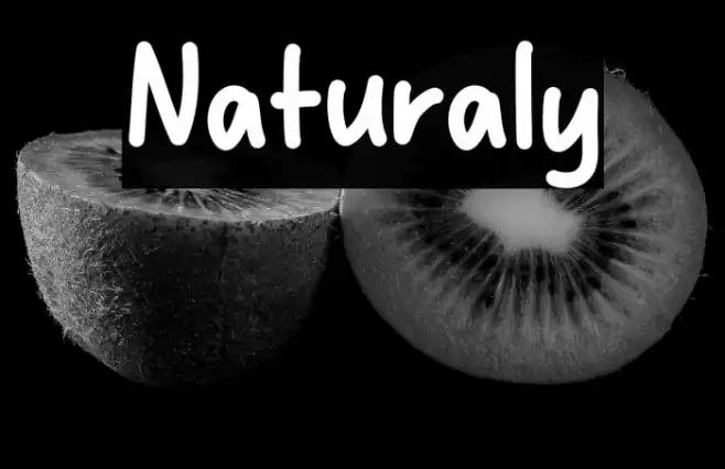 Naturaly Font examples
