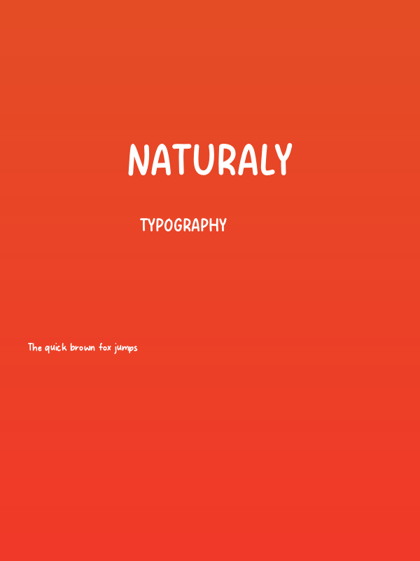 Naturaly Poster