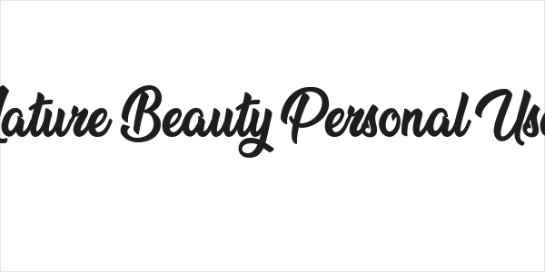 Nature Beauty Personal Use  Logo