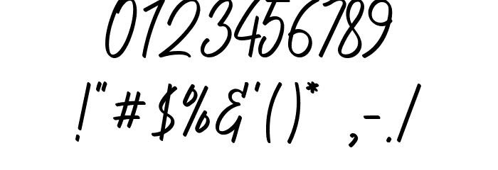 Nature Beauty Font OTHER CHARS