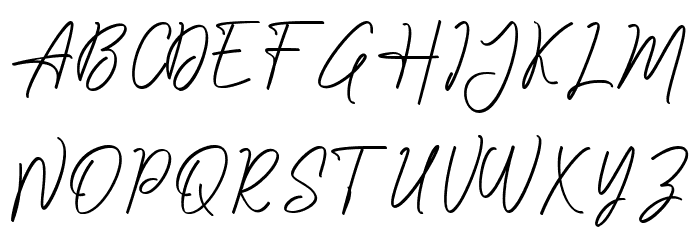 Nature Beauty Font UPPERCASE