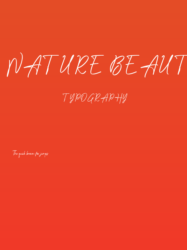 Nature Beauty Poster