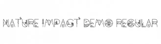 Nature Impact Demo Regular  Free Fonts Download
