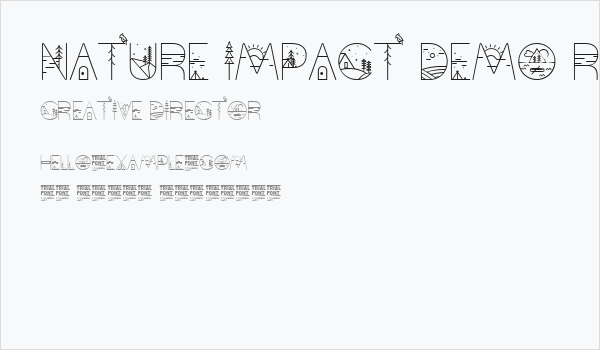 Nature Impact Demo Regular Business Card