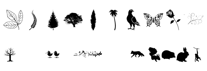 Nature Pro Font OTHER CHARS