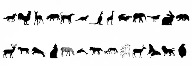 Nature Pro Schriftart Groß