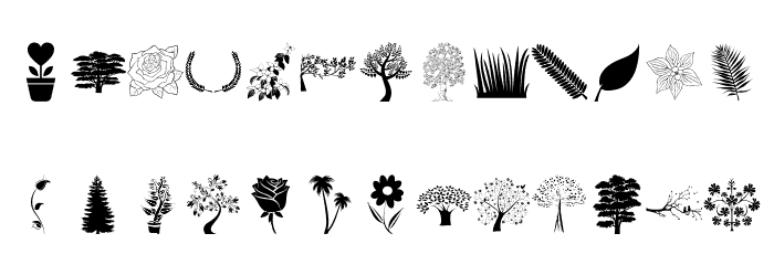 Nature Pro Font LOWERCASE