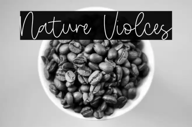 Nature Violces Font examples