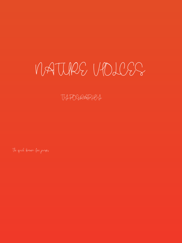 Nature Violces Poster