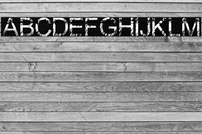 Nature Font examples