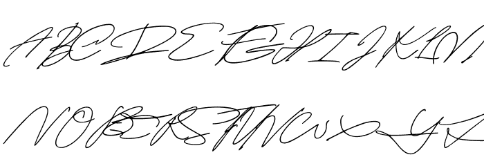 Naturealo Font UPPERCASE