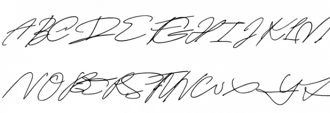 Naturealo Font UPPERCASE