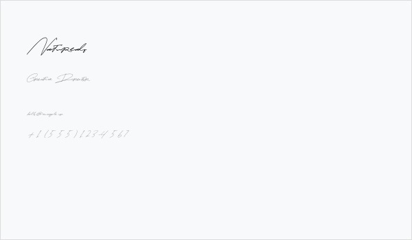 Naturealo Business Card