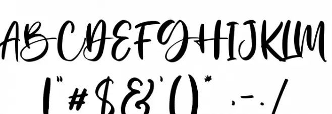 Natusha Bayor Font OTHER CHARS