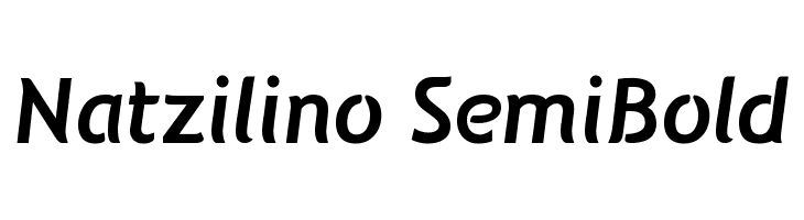 Natzilino SemiBold Polices