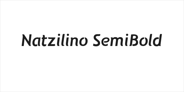 Natzilino SemiBold Logo