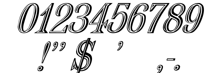 Nauert-Italic Font OTHER CHARS
