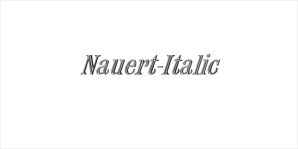 Nauert-Italic Logo