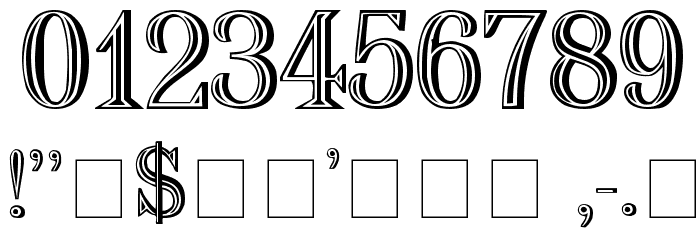 Nauert Medium Font OTHER CHARS