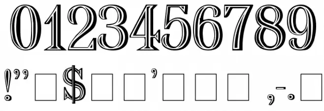Nauert Medium Font Alte caractere