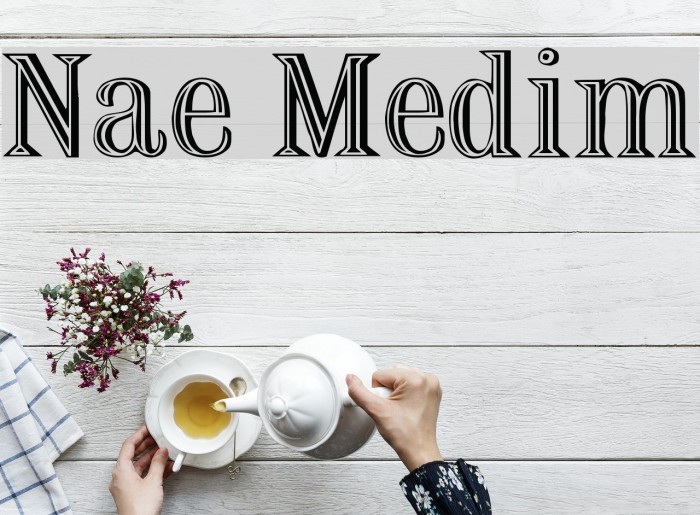 Nauert Medium Font examples