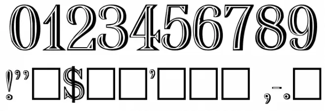 Nauert Plain Font OTHER CHARS