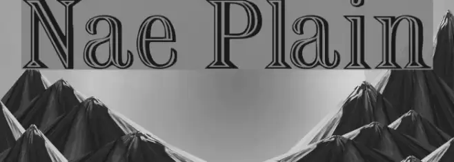 Nauert Plain Font examples