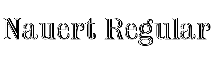 Nauert Regular  免费字体下载