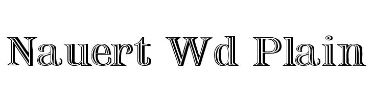 Nauert Wd Plain  font caratteri gratis