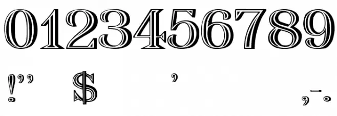 Nauert Wd Plain Font OTHER CHARS