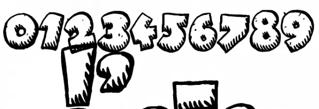 Naughty Cartoons Font OTHER CHARS