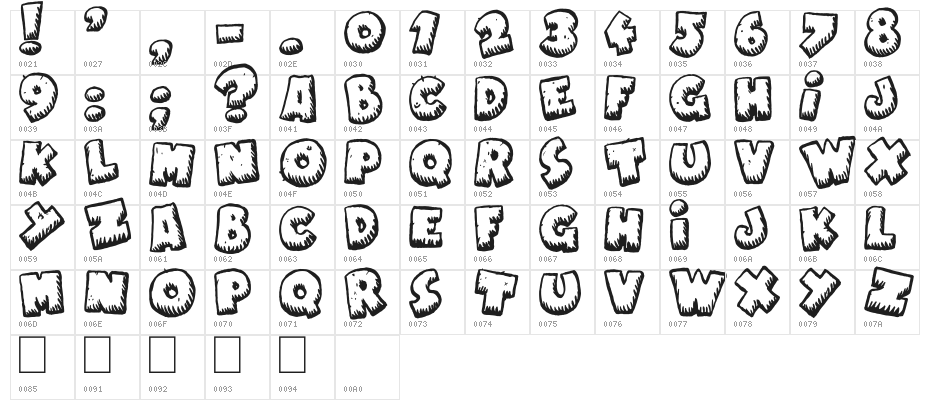 Naughty Cartoons Character Map