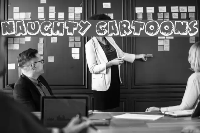 Naughty Cartoons Font examples