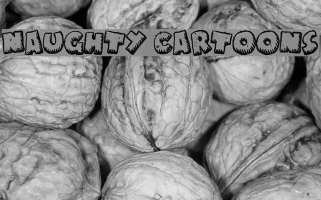 Naughty Cartoons Font examples