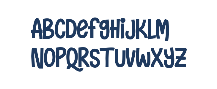 Naughty Monster Lowercase