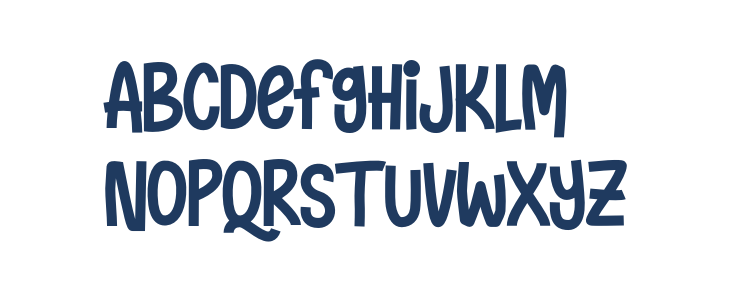 Naughty Monster Lowercase