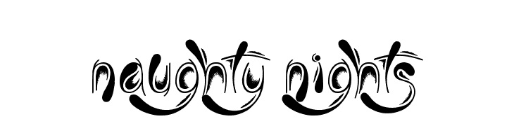 Naughty Nights  Descarca Fonturi Gratis