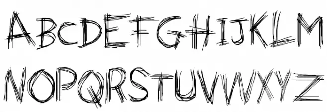 Naughty Scratch Font OTHER CHARS