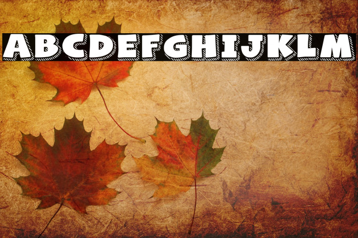 Naughty Squirrel Shadowed Demo Font examples