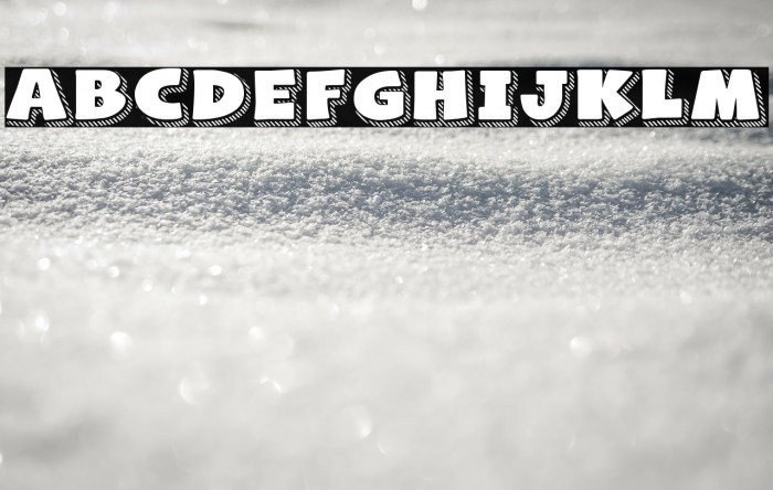 Naughty Squirrel Shadowed Demo Font examples