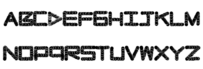 NaughtyPipe Font LOWERCASE