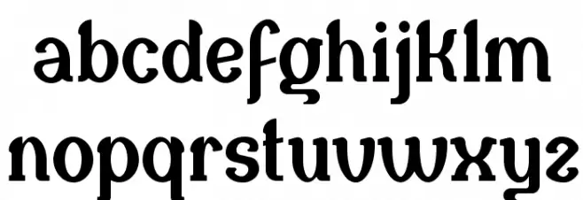 Naula 字体 小写