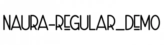 Naura-Regular_DEMO  Fuentes Gratis Descargar